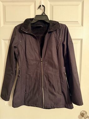 ZeroXposur Women's black Zip-Front Trench Coat
